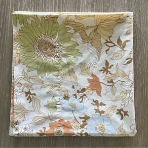 Vintage 70s Cannon Royal Family Percale King Pillowcase/Quilt Fabric